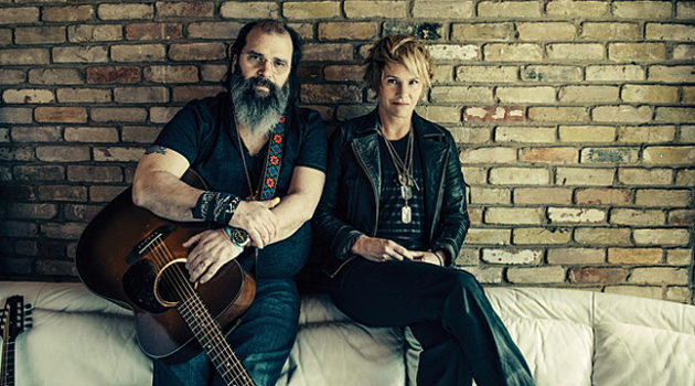 Steve Earle and Shawn Colvin by Alexandra Valenti