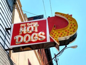Old Fashion Hot Dog Sign