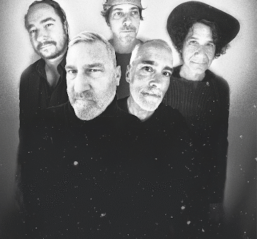 Afghan Whigs in black and white.