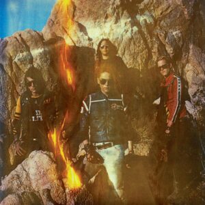 My Chemical Romance strike a pose.